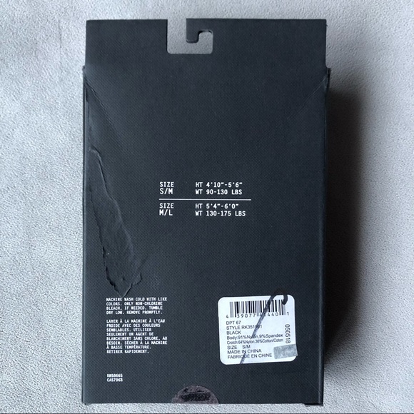 Free Press ~ 80D Opaque Black ~ Size Small Medium ~ 1 Pair ~ Brand New! - Picture 5 of 5